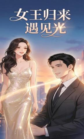 短剧《女王归来遇见光》海报