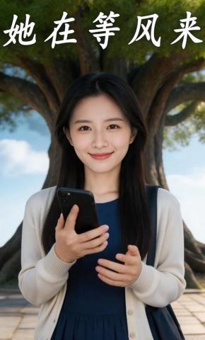 短剧《她在等风来》海报