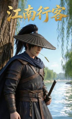 短剧《江南行客》海报