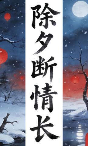 短剧《除夕断情长》海报