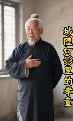 短剧《城隍灯影里的孝童》海报