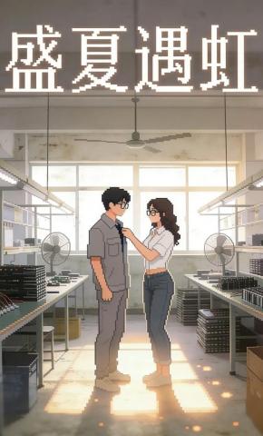 短剧《盛夏遇虹》海报