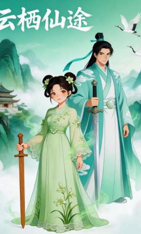 短剧《云栖仙途》海报