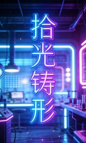 短剧《拾光铸形》海报