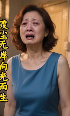 短剧《渡尘无岸向光而生》海报