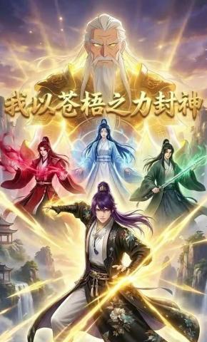 短剧《我以苍梧之力封神》海报