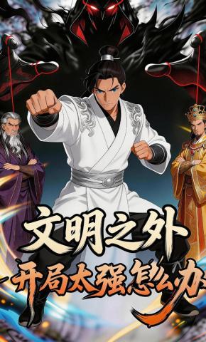 短剧《文明之外：开局太强怎么办》海报