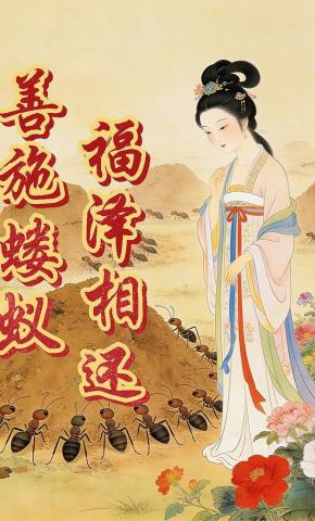 短剧《善施蝼蚁，福泽相还》海报