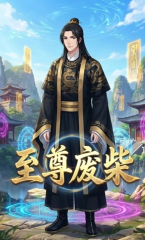 短剧《至尊废柴》海报