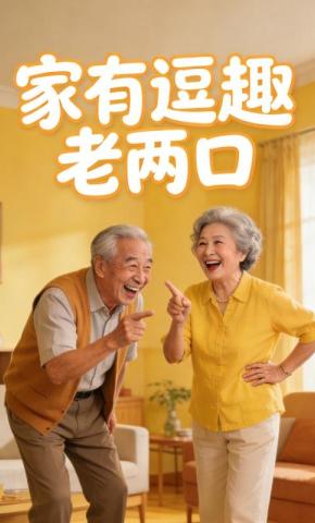 短剧《家有逗趣老两口》海报