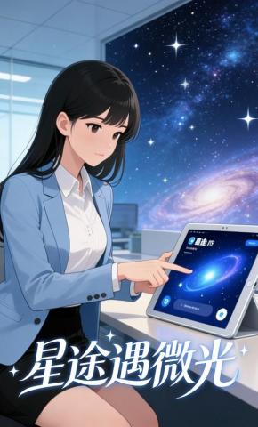 短剧《星途遇微光》海报