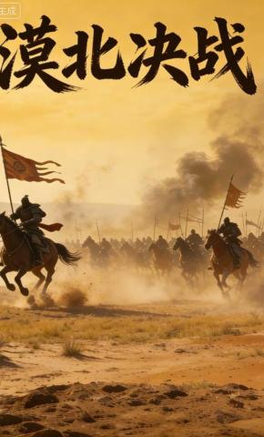 短剧《漠北决战》海报