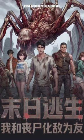 短剧《末日逃生我和丧尸化敌为友》海报