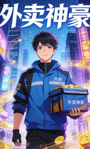 短剧《外卖神豪》海报