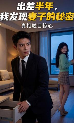 短剧《出差半年，我发现妻子的秘密》海报