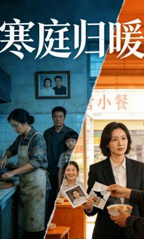 短剧《寒庭归暖》海报