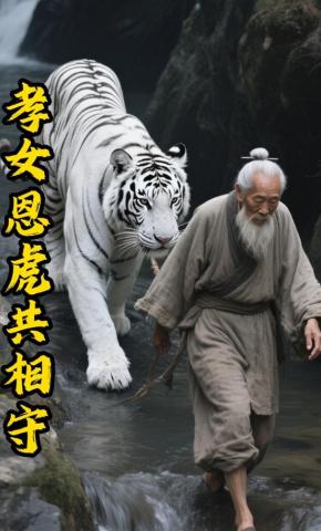 短剧《孝女恩虎共相守》海报