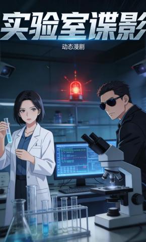 短剧《实验室谍影》海报