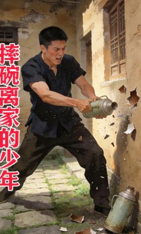 短剧《摔碗离家的少年》海报