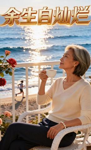 短剧《余生自灿烂》海报