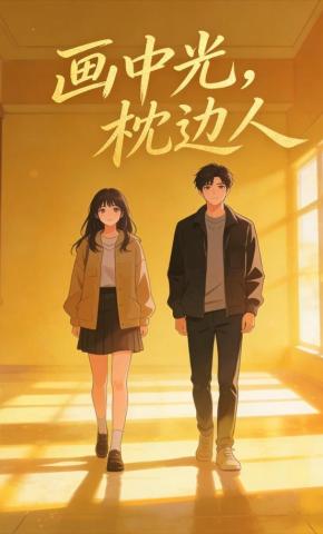 短剧《画中光，枕边人》海报