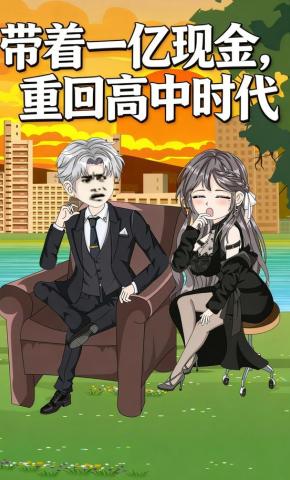 短剧《带着一亿现金，重回高中时代》海报