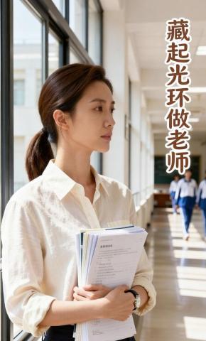 短剧《藏起光环做老师》海报