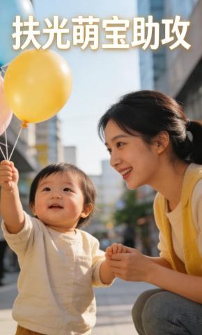 短剧《扶光萌宝助攻》海报