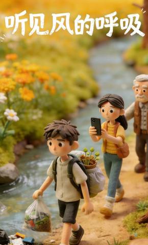 短剧《听见风的呼吸2》海报