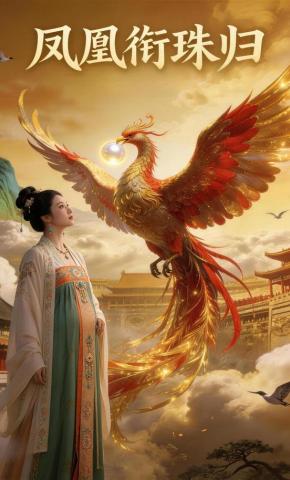 短剧《凤凰衔珠归》海报