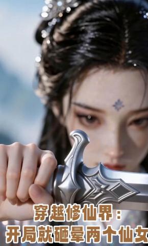 短剧《穿越修仙界：开局就砸晕两个仙女》海报