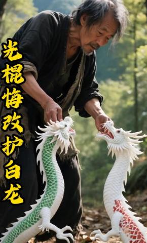 短剧《光棍悔改护白龙》海报