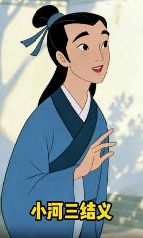 短剧《小河三结义》海报