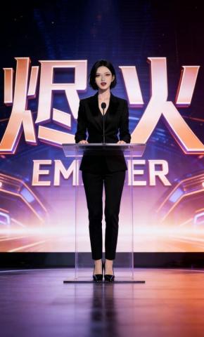 短剧《烬火》海报