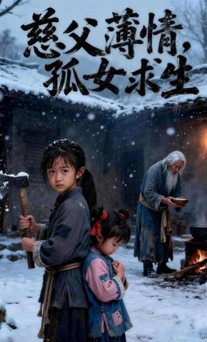 短剧《慈父薄情，孤女求生》海报