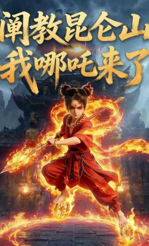 短剧《阐教昆仑山，我哪吒来了》海报