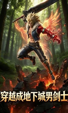 短剧《穿越成地下城男剑士》海报