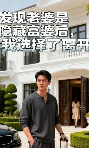 短剧《发现老婆是隐藏富婆后，我选择了离开》海报