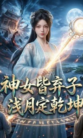 短剧《神女皆弃子，浅月定乾坤》海报
