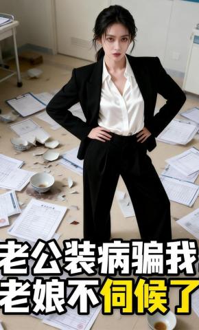 短剧《老公装病骗我，老娘不伺候了》海报