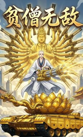 短剧《贫僧无敌》海报