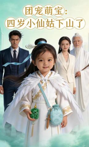 短剧《团宠萌宝：四岁小仙姑下山了》海报
