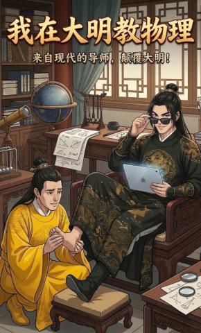 短剧《我在大明教物理》海报