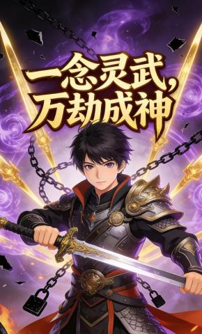 短剧《一念灵武，万劫成神》海报