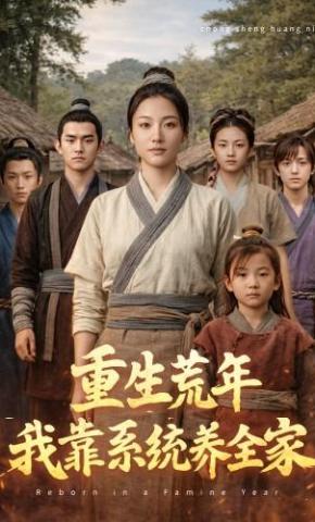 短剧《重生荒年：我靠系统养全家》海报