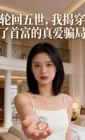 短剧《轮回五世，我揭穿了首富的真爱骗局》海报