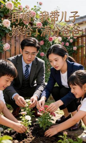 短剧《再婚：我带儿子嫁给了满分爸爸》海报