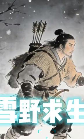 短剧《雪野求生》海报