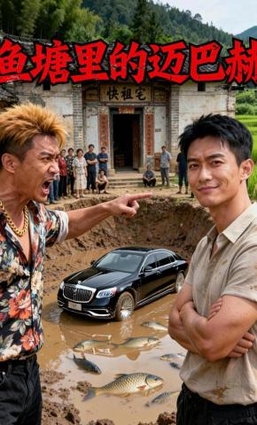 短剧《鱼塘里的迈巴赫》海报