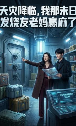 短剧《天灾降临，我那末日发烧友老妈赢麻了》海报